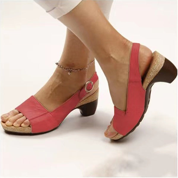 😍Last Day 49% OFF😍-Womens Comfortable Elegant Low Chunky Heel Shoes